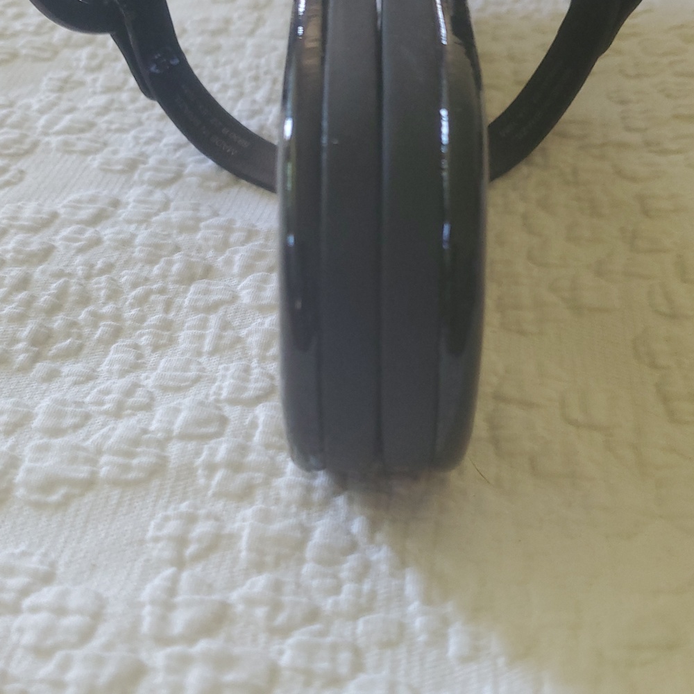 TORY BURCH SHINY BLACK  MILLER SOFT SANDALS /SZ: 10 - Picture 12 of 14